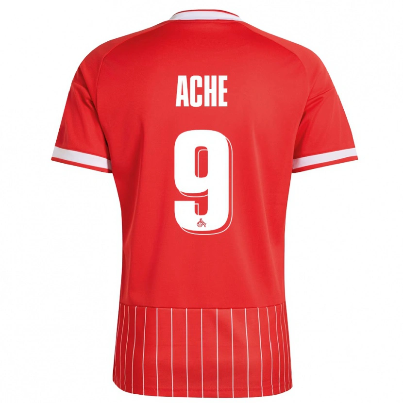Danxen Bambino Maglia Ragnar Ache #9 Rosso Bianco Verde Kit Gara Away 2026/27 Maglietta