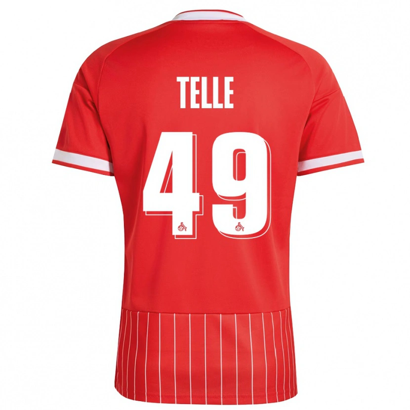 Danxen Bambino Maglia Neo Telle #49 Rosso Bianco Verde Kit Gara Away 2026/27 Maglietta