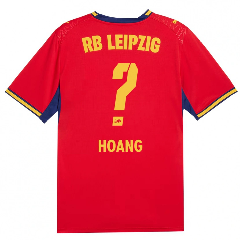 Danxen Bambino Maglia Hoang Bao Nam Le #0 Rosso Giallo Blu Reale Kit Gara Away 2026/27 Maglietta