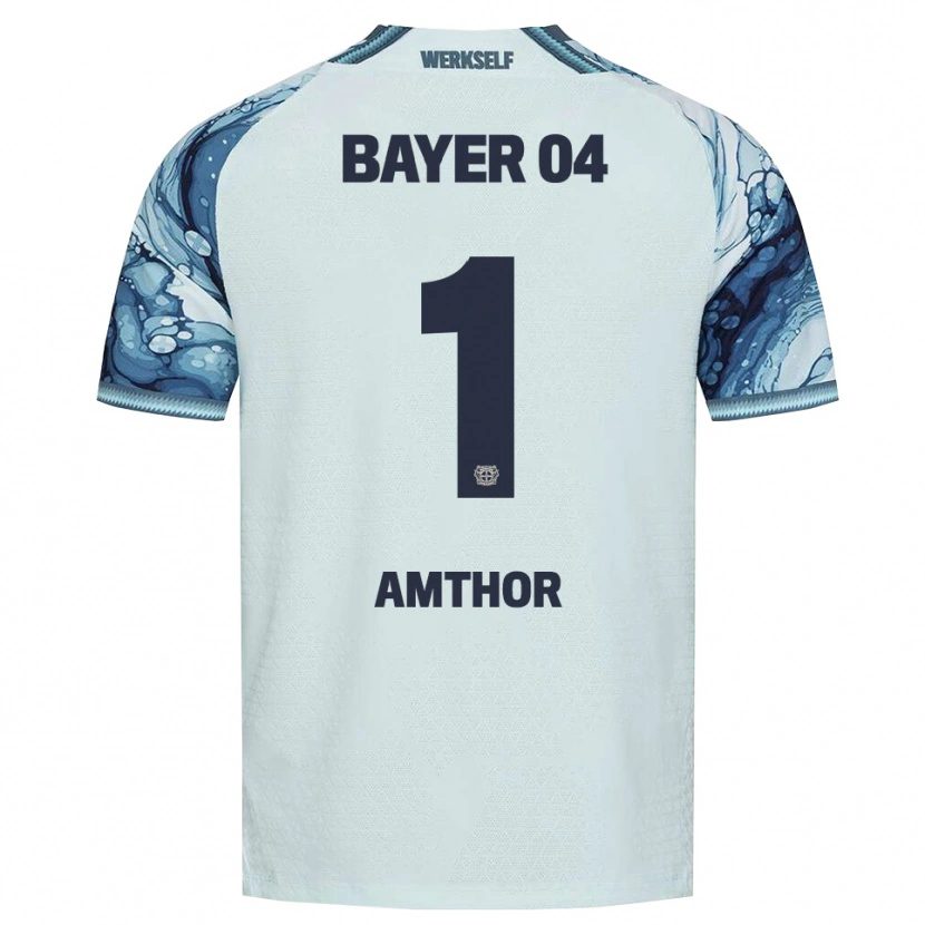 Danxen Bambino Maglia Joshua Amthor #1 Verde Scuro Nero Kit Gara Away 2026/27 Maglietta