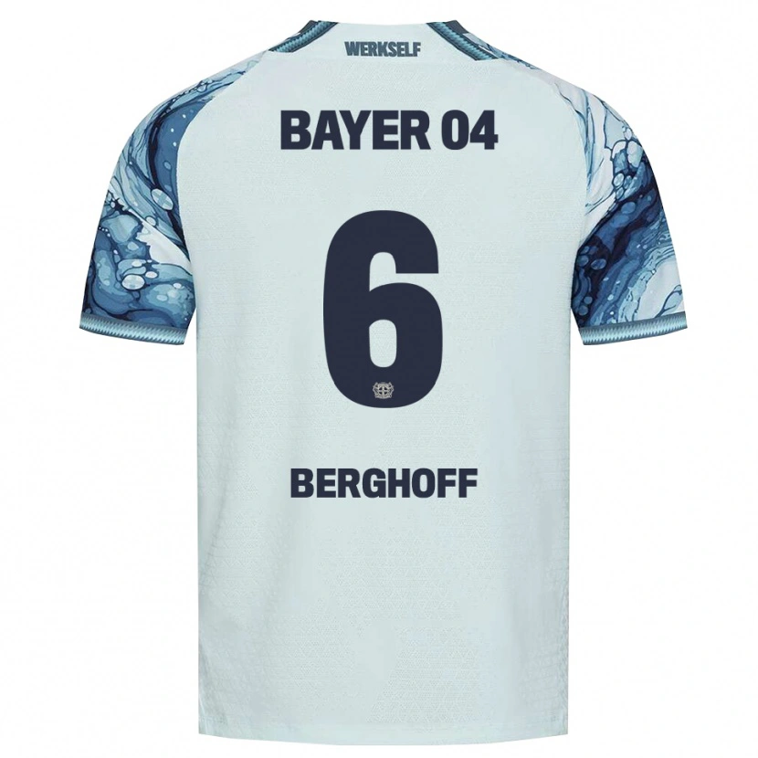 Danxen Bambino Maglia Jonah Berghoff #6 Verde Scuro Nero Kit Gara Away 2026/27 Maglietta
