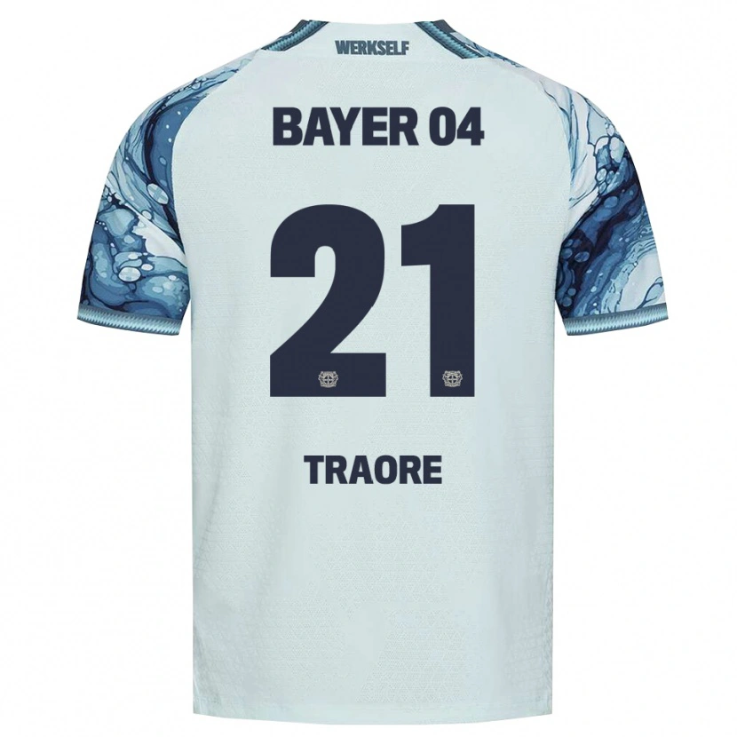Danxen Bambino Maglia Amaël-Demba Traoré #21 Verde Scuro Nero Kit Gara Away 2026/27 Maglietta