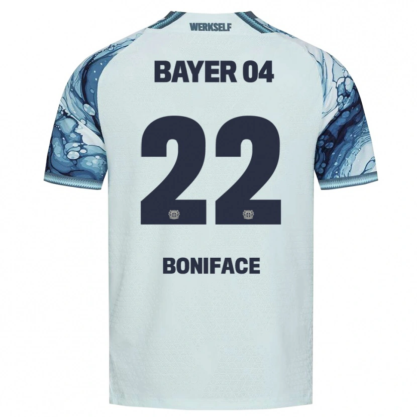 Danxen Bambino Maglia Victor Boniface #22 Verde Scuro Nero Kit Gara Away 2026/27 Maglietta