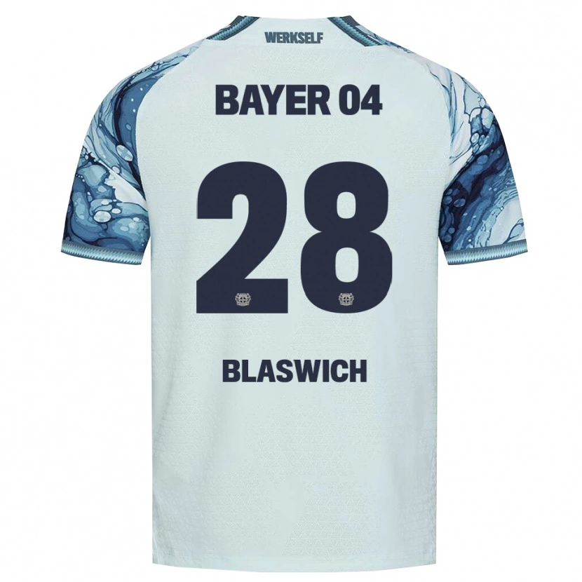 Danxen Bambino Maglia Janis Blaswich #28 Verde Scuro Nero Kit Gara Away 2026/27 Maglietta