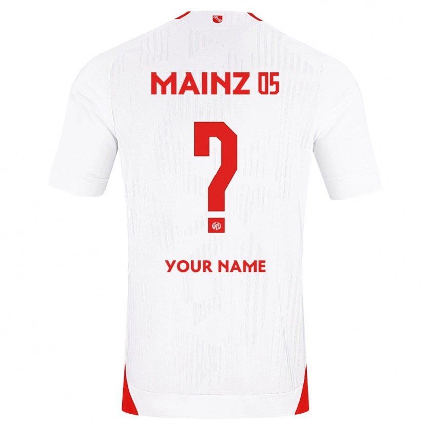 Danxen Bambino Maglia Il Tuo Nome #0 Bianco Rosso Giallo Kit Gara Away 2026/27 Maglietta