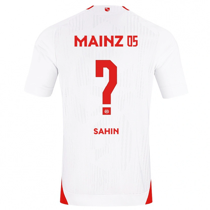 Danxen Bambino Maglia Malik Sahin #0 Bianco Rosso Giallo Kit Gara Away 2026/27 Maglietta