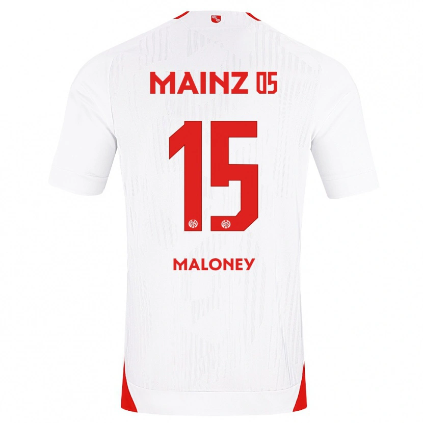 Danxen Bambino Maglia Lennard Maloney #15 Bianco Rosso Giallo Kit Gara Away 2026/27 Maglietta