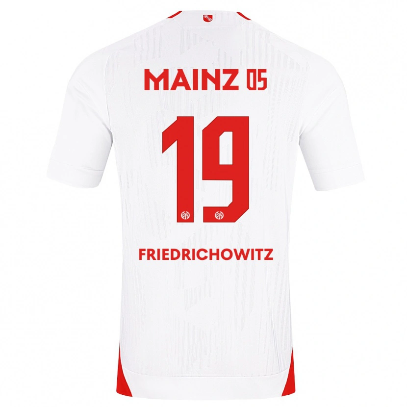 Danxen Bambino Maglia Anna Friedrichowitz #19 Bianco Rosso Giallo Kit Gara Away 2026/27 Maglietta