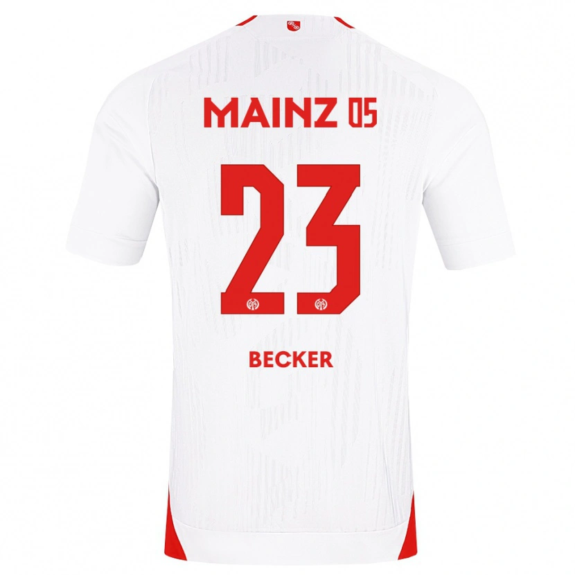 Danxen Bambino Maglia Sheraldo Becker #23 Bianco Rosso Giallo Kit Gara Away 2026/27 Maglietta