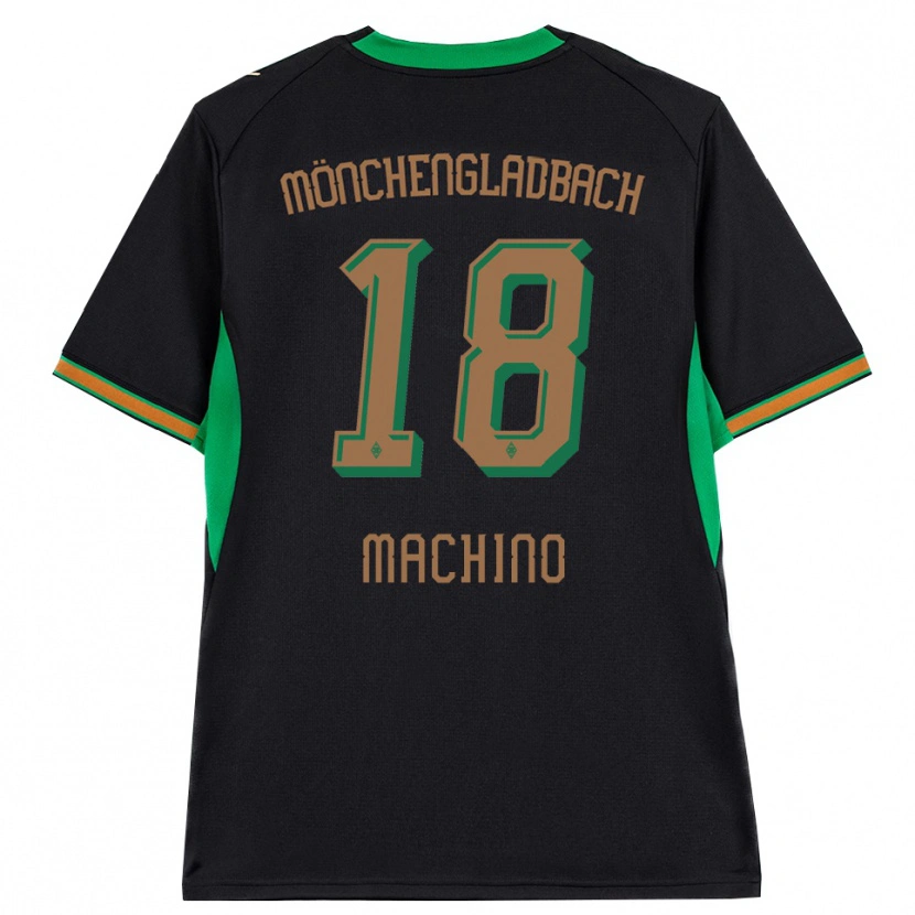 Danxen Bambino Maglia Shuto Machino #18 Nero Arancione Verde Marrone Kit Gara Away 2026/27 Maglietta