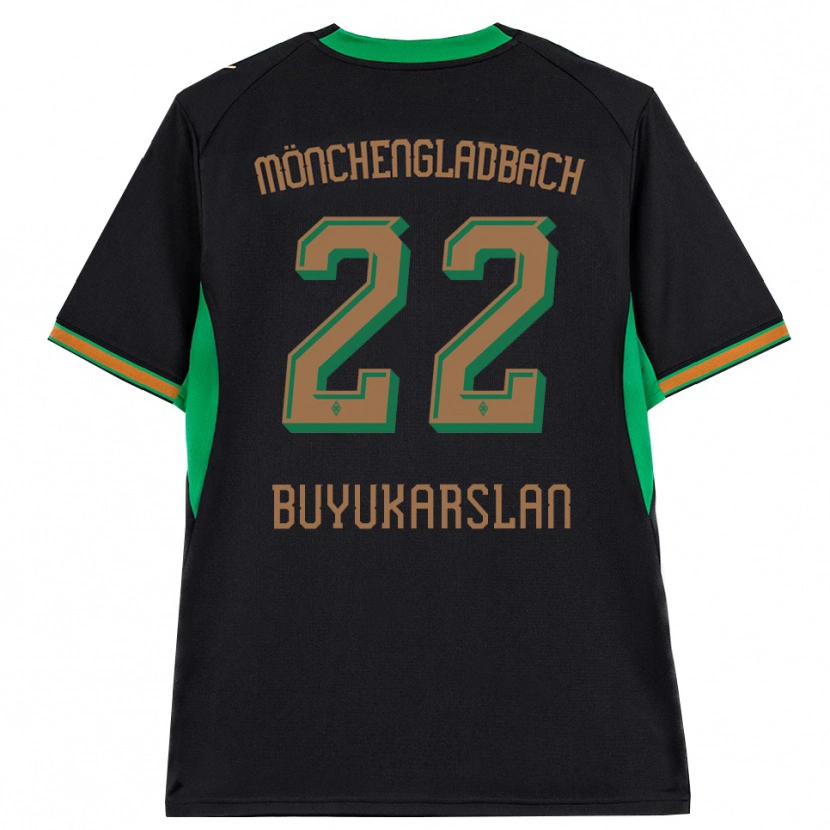 Danxen Bambino Maglia Oguzcan Büyükarslan #22 Nero Arancione Verde Marrone Kit Gara Away 2026/27 Maglietta