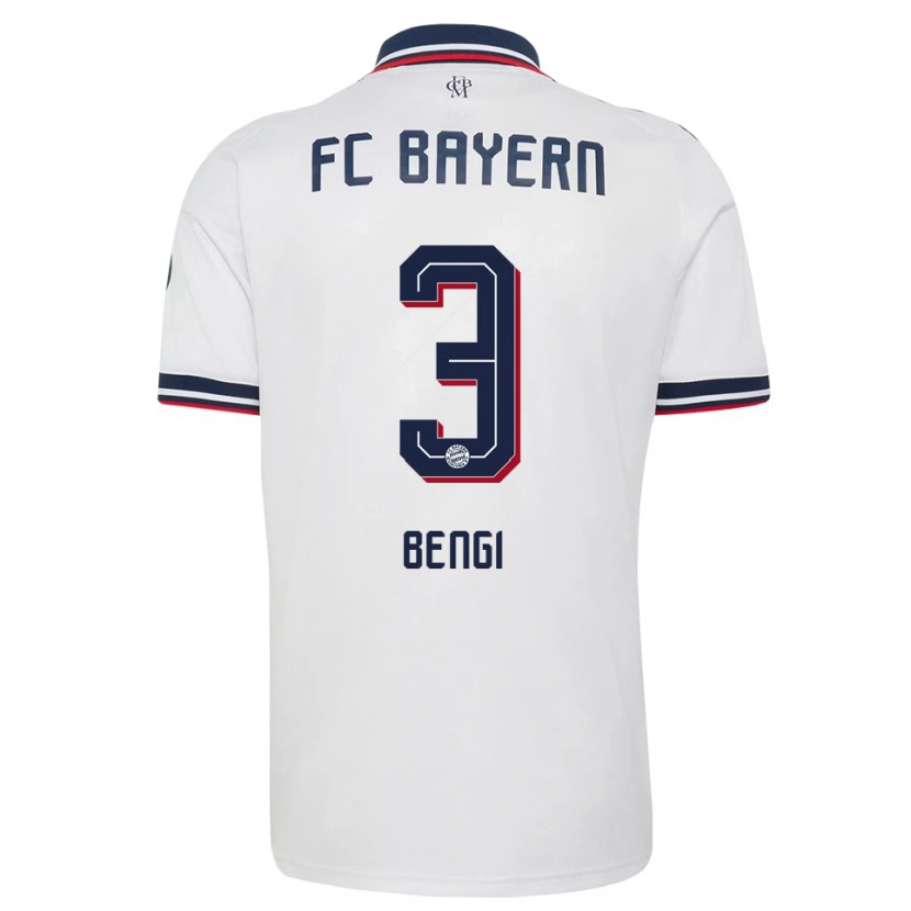 Danxen Bambino Maglia Kaan Bengi #3 Bianco Grigio Rosso Kit Gara Away 2026/27 Maglietta