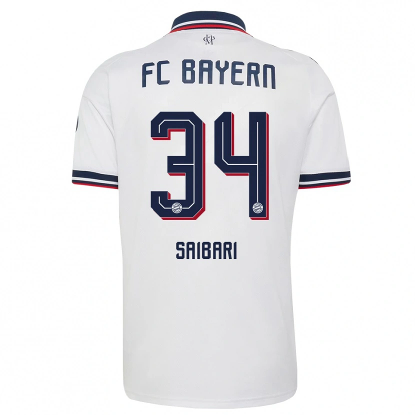 Danxen Bambino Maglia Ismael Saibari #34 Bianco Grigio Rosso Kit Gara Away 2026/27 Maglietta