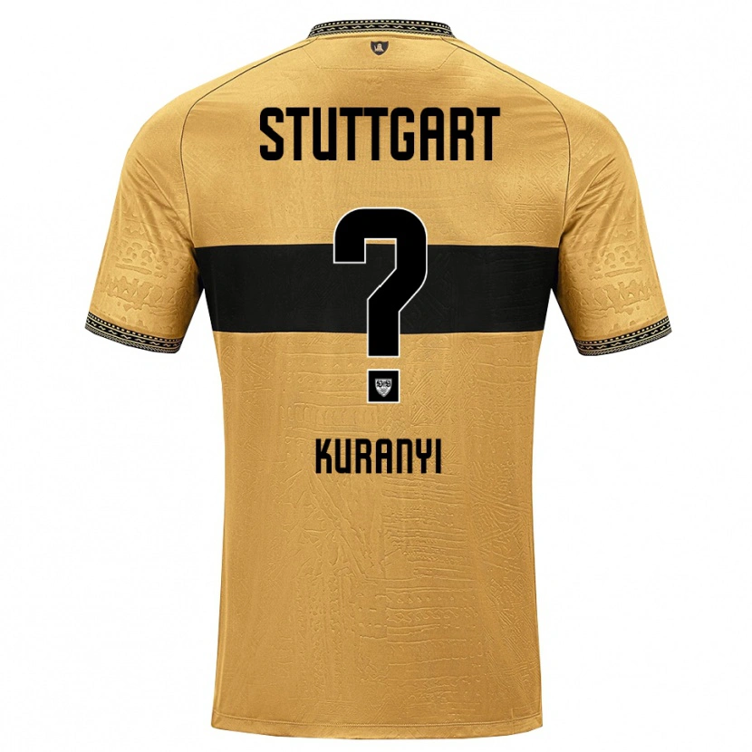 Danxen Bambino Maglia Karlo Kuranyi #0 Marrone Nero Bianco Kit Gara Away 2026/27 Maglietta