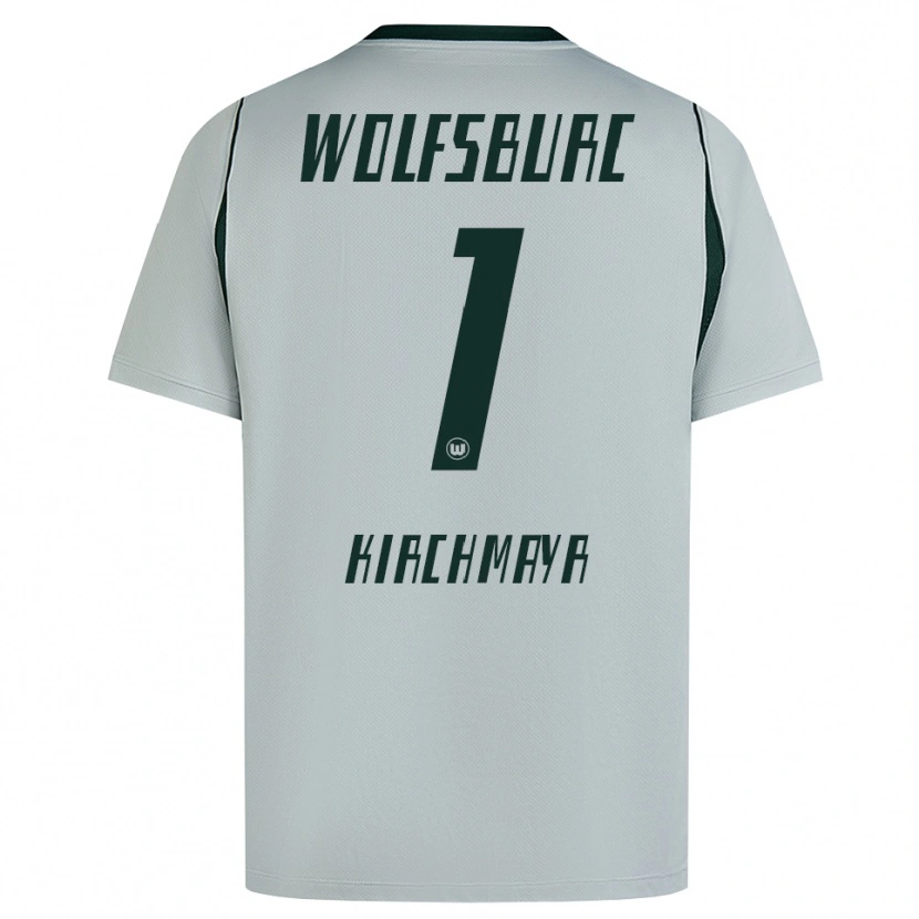 Danxen Bambino Maglia Juri Kirchmayr #1 Grigio Verde Kit Gara Away 2026/27 Maglietta