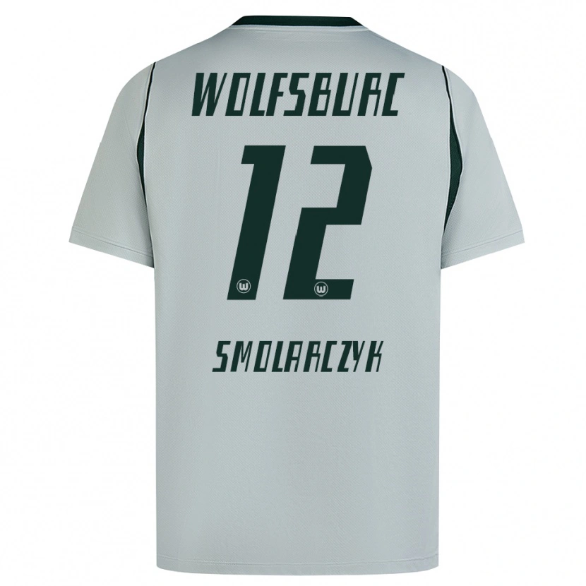 Danxen Bambino Maglia Nelly Smolarczyk #12 Grigio Verde Kit Gara Away 2026/27 Maglietta