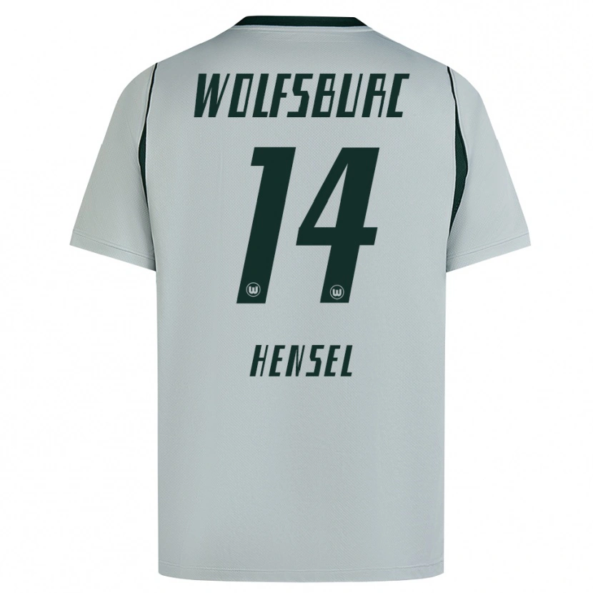 Danxen Bambino Maglia Pharell Hensel #14 Grigio Verde Kit Gara Away 2026/27 Maglietta