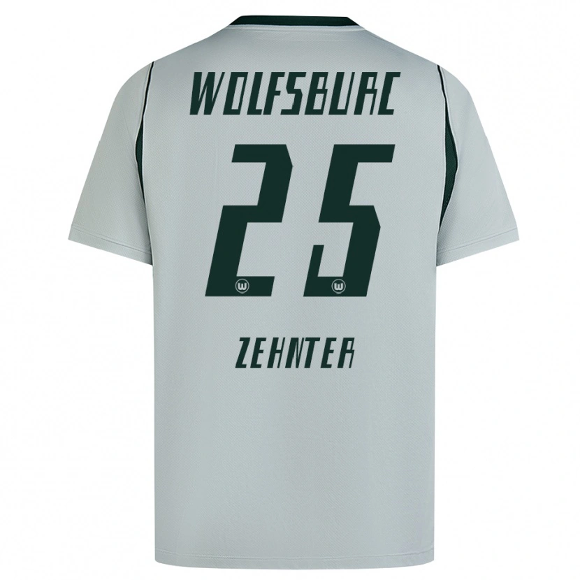 Danxen Bambino Maglia Aaron Zehnter #25 Grigio Verde Kit Gara Away 2026/27 Maglietta