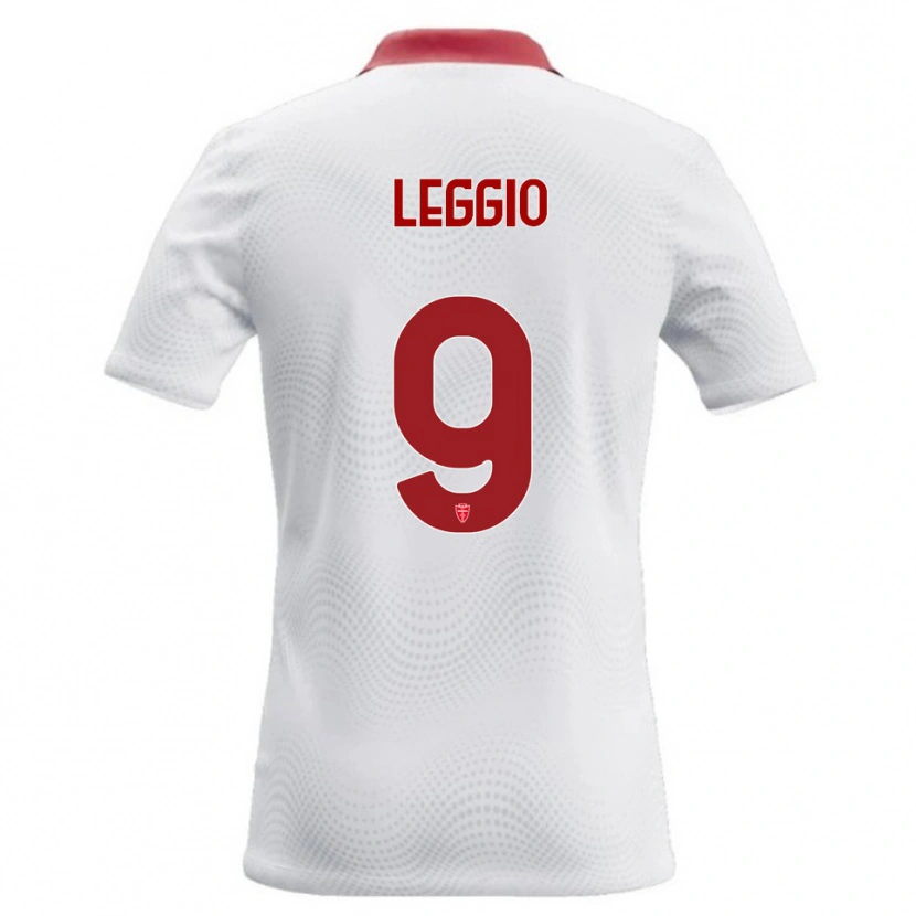 Danxen Bambino Maglia Thomas Leggio #9 Bianco Rosso Kit Gara Away 2026/27 Maglietta