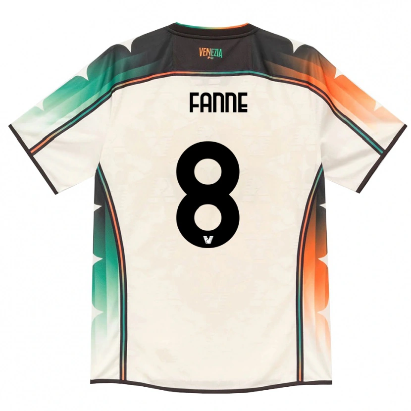 Danxen Bambino Maglia Lamine Fanne #8 Oldlace Arancio Verde Kit Gara Away 2026/27 Maglietta
