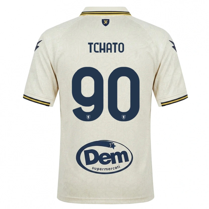Danxen Bambino Maglia Enzo Tchato #90 Oldlace Giallo Nero Kit Gara Away 2026/27 Maglietta