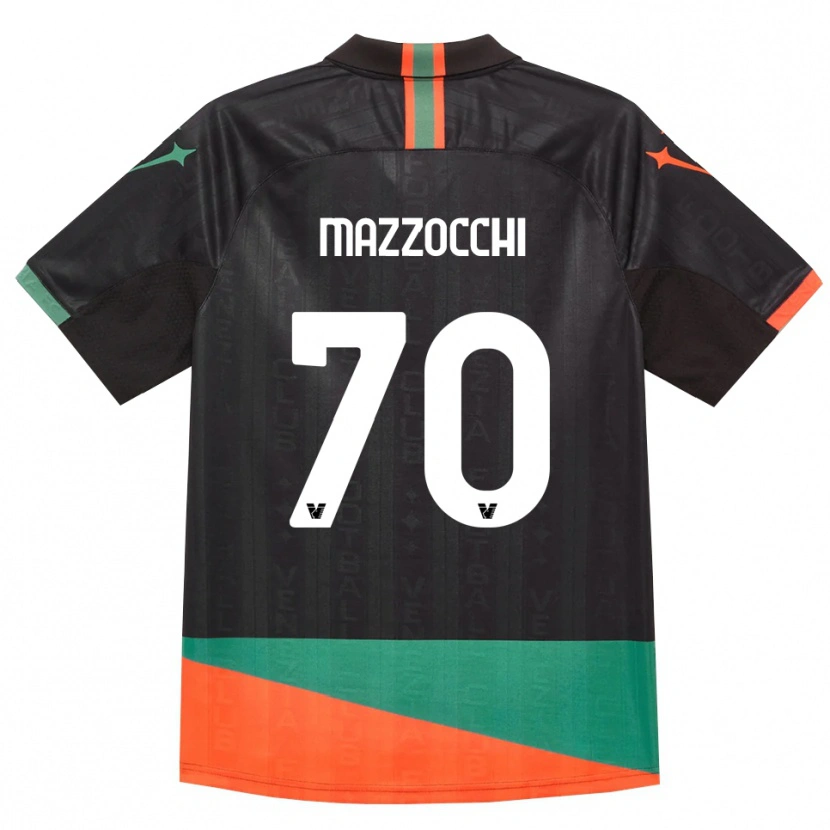 Danxen Uomo Maglia Pasquale Mazzocchi #70 Nero Arancio Verde Kit Gara Home 2026/27 Maglietta