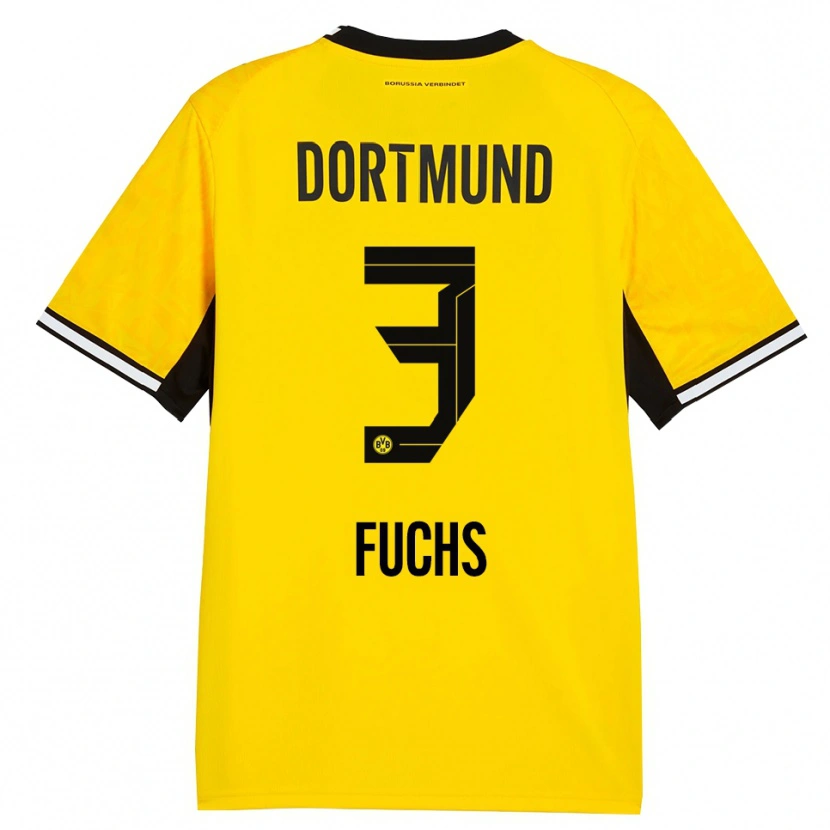 Danxen Uomo Maglia Finn Fuchs #3 Giallo Nero Bianco Kit Gara Home 2026/27 Maglietta