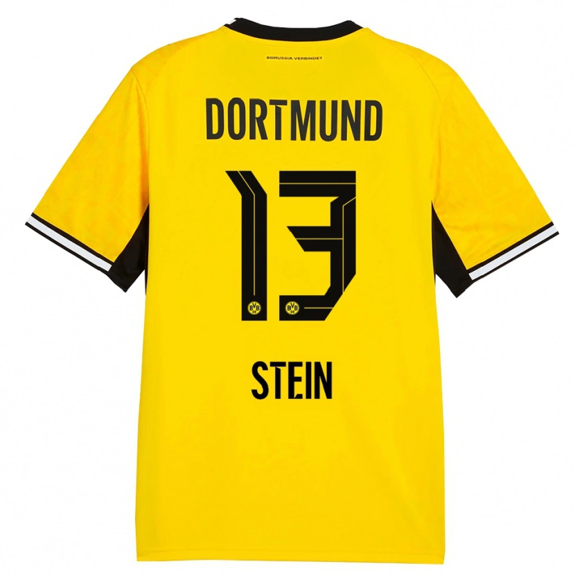 Danxen Uomo Maglia Daniel Stein #13 Giallo Nero Bianco Kit Gara Home 2026/27 Maglietta