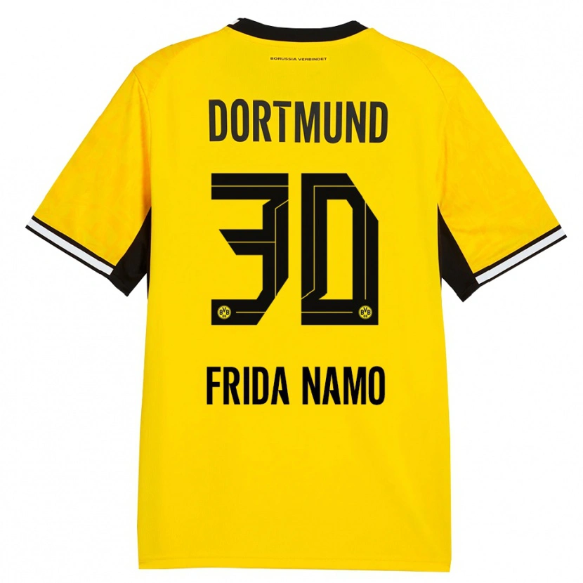 Danxen Uomo Maglia Ronning Frida Namo #30 Giallo Nero Bianco Kit Gara Home 2026/27 Maglietta