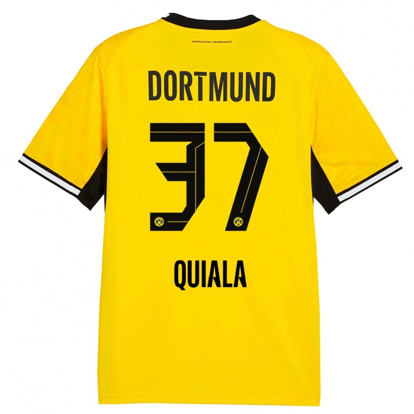Danxen Uomo Maglia Nanitonda Quiala #37 Giallo Nero Bianco Kit Gara Home 2026/27 Maglietta