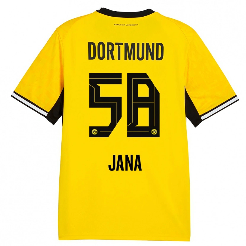 Danxen Uomo Maglia Nordberg Jana #58 Giallo Nero Bianco Kit Gara Home 2026/27 Maglietta
