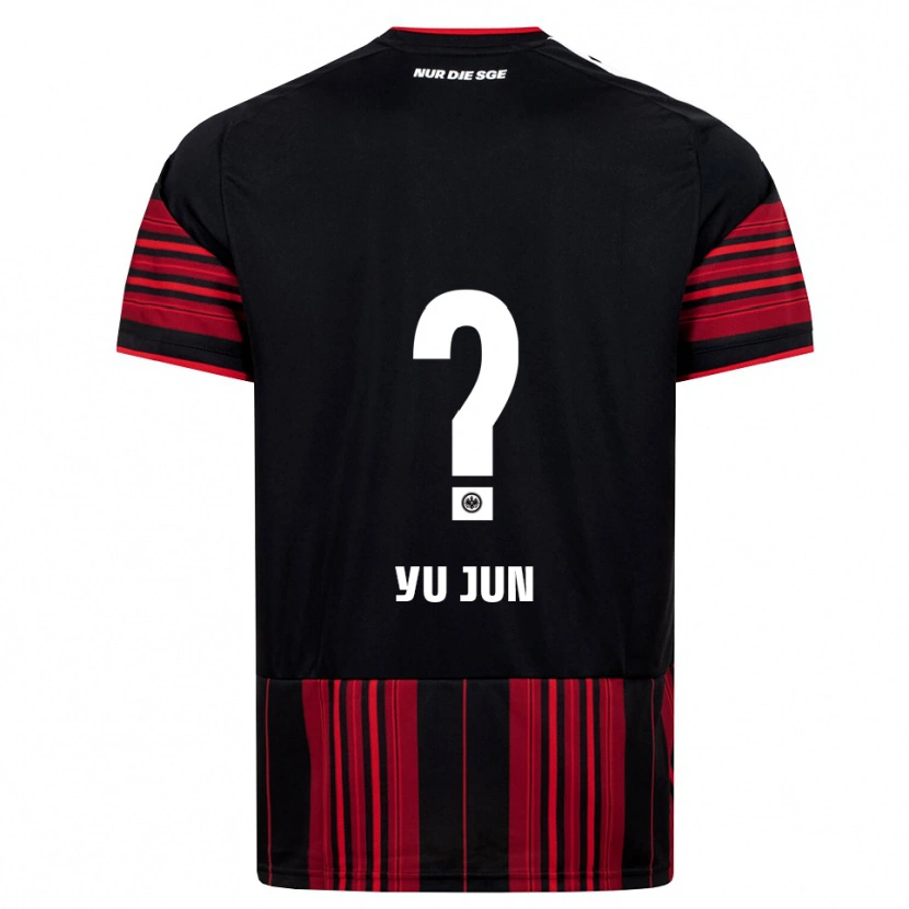 Danxen Uomo Maglia Yu-Jun Seo #0 Nero Rosso Bianco Kit Gara Home 2026/27 Maglietta