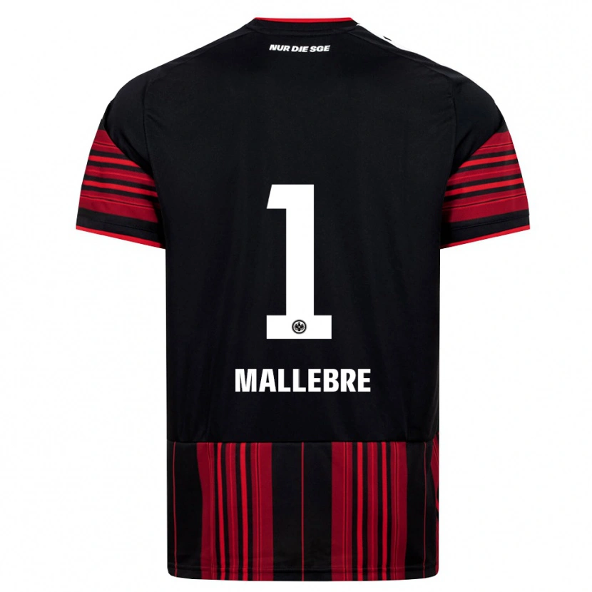 Danxen Uomo Maglia Aaron Mallebre #1 Nero Rosso Bianco Kit Gara Home 2026/27 Maglietta