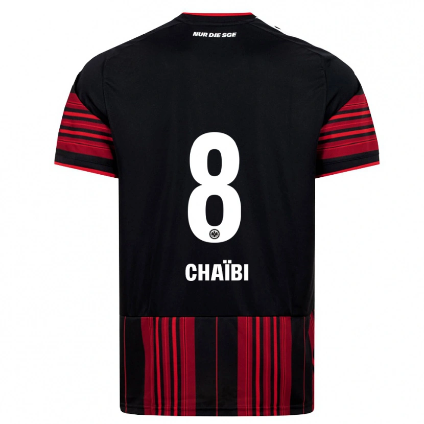 Danxen Uomo Maglia Farès Chaïbi #8 Nero Rosso Bianco Kit Gara Home 2026/27 Maglietta