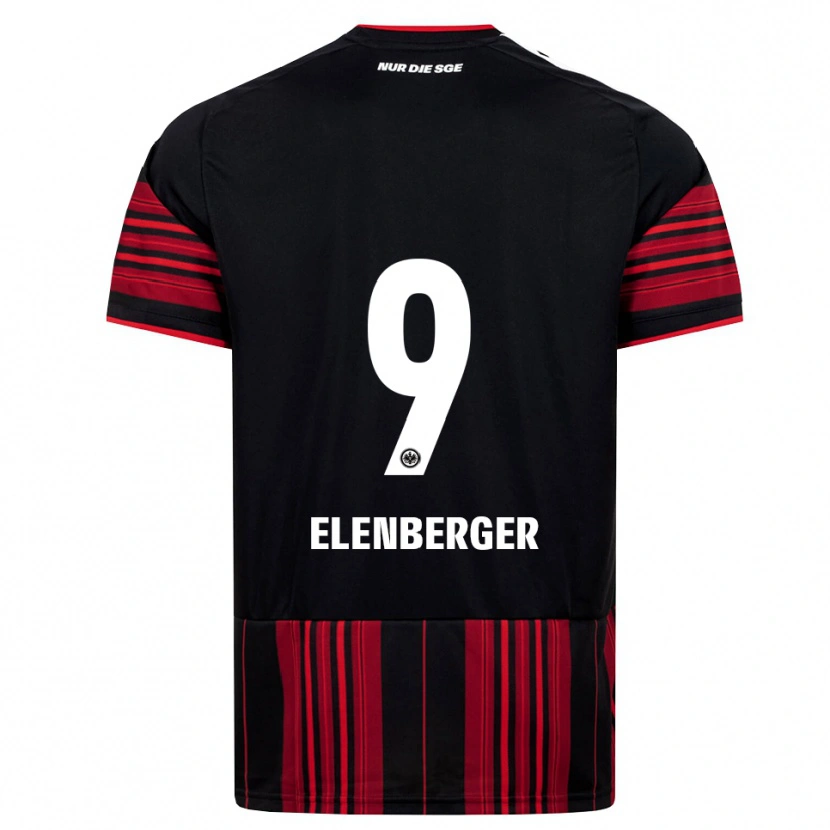 Danxen Uomo Maglia Samuel Elenberger #9 Nero Rosso Bianco Kit Gara Home 2026/27 Maglietta
