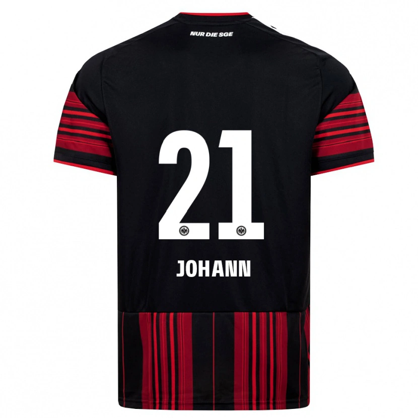 Danxen Uomo Maglia Hannah Johann #21 Nero Rosso Bianco Kit Gara Home 2026/27 Maglietta
