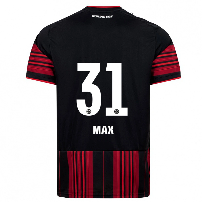 Danxen Uomo Maglia Philipp Max #31 Nero Rosso Bianco Kit Gara Home 2026/27 Maglietta