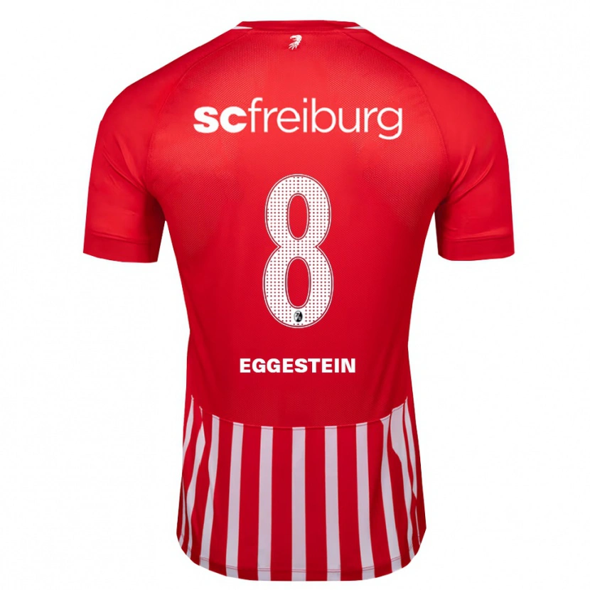 Danxen Uomo Maglia Maximilian Eggestein #8 Rosso Bianco Nero Kit Gara Home 2026/27 Maglietta