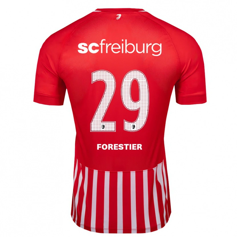 Danxen Uomo Maglia Luis Forestier #29 Rosso Bianco Nero Kit Gara Home 2026/27 Maglietta