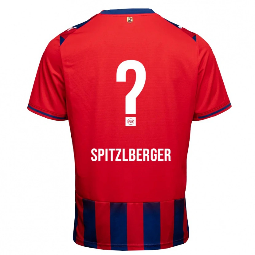 Danxen Uomo Maglia Tyler Spitzlberger #0 Blu Reale Bianco Rosso Kit Gara Home 2026/27 Maglietta