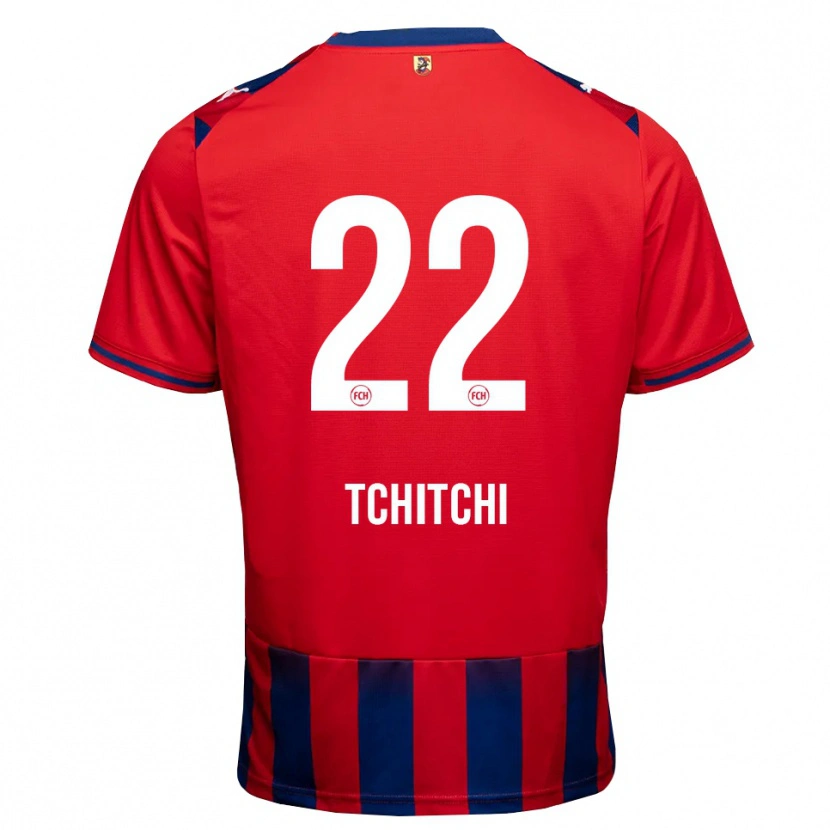 Danxen Uomo Maglia Dahrel Tchitchi #22 Blu Reale Bianco Rosso Kit Gara Home 2026/27 Maglietta