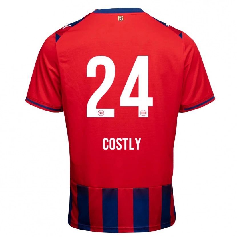 Danxen Uomo Maglia Marcel Costly #24 Blu Reale Bianco Rosso Kit Gara Home 2026/27 Maglietta