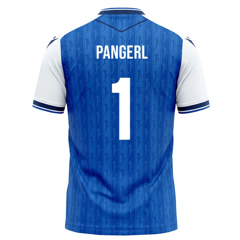 Danxen Uomo Maglia Felix Pangerl #1 Blu Reale Bianco Kit Gara Home 2026/27 Maglietta