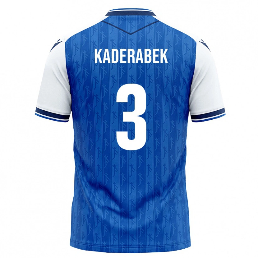 Danxen Uomo Maglia Pavel Kaderabek #3 Blu Reale Bianco Kit Gara Home 2026/27 Maglietta