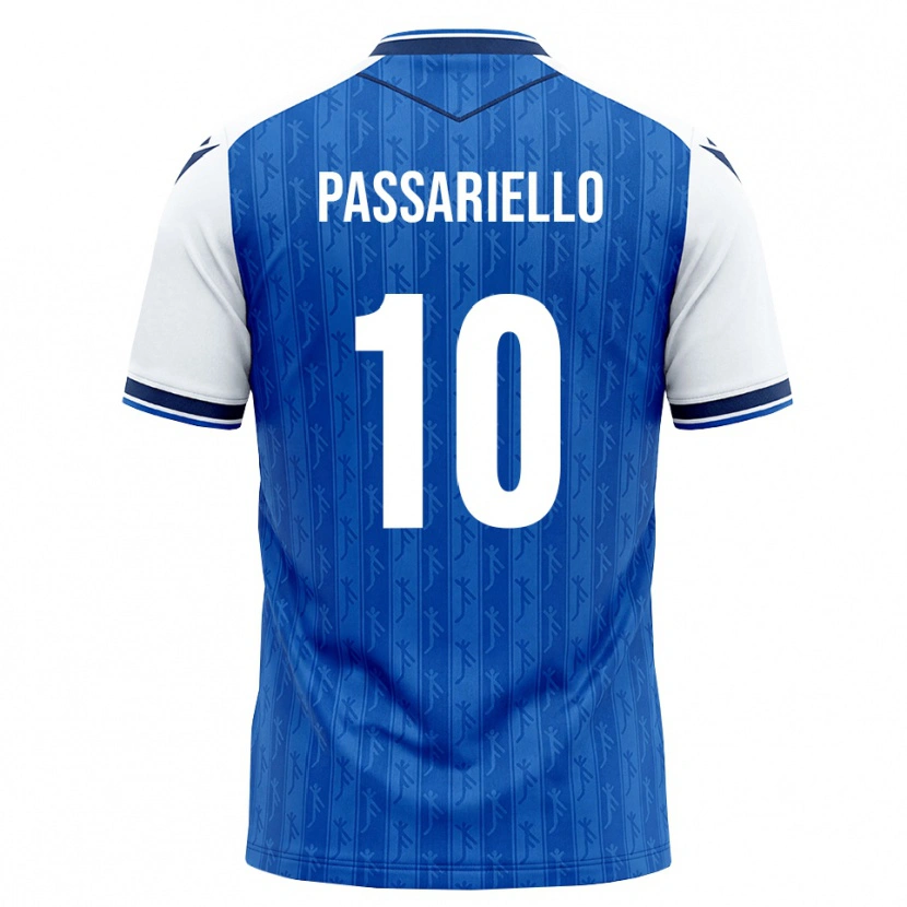 Danxen Uomo Maglia Samuel Passariello #10 Blu Reale Bianco Kit Gara Home 2026/27 Maglietta