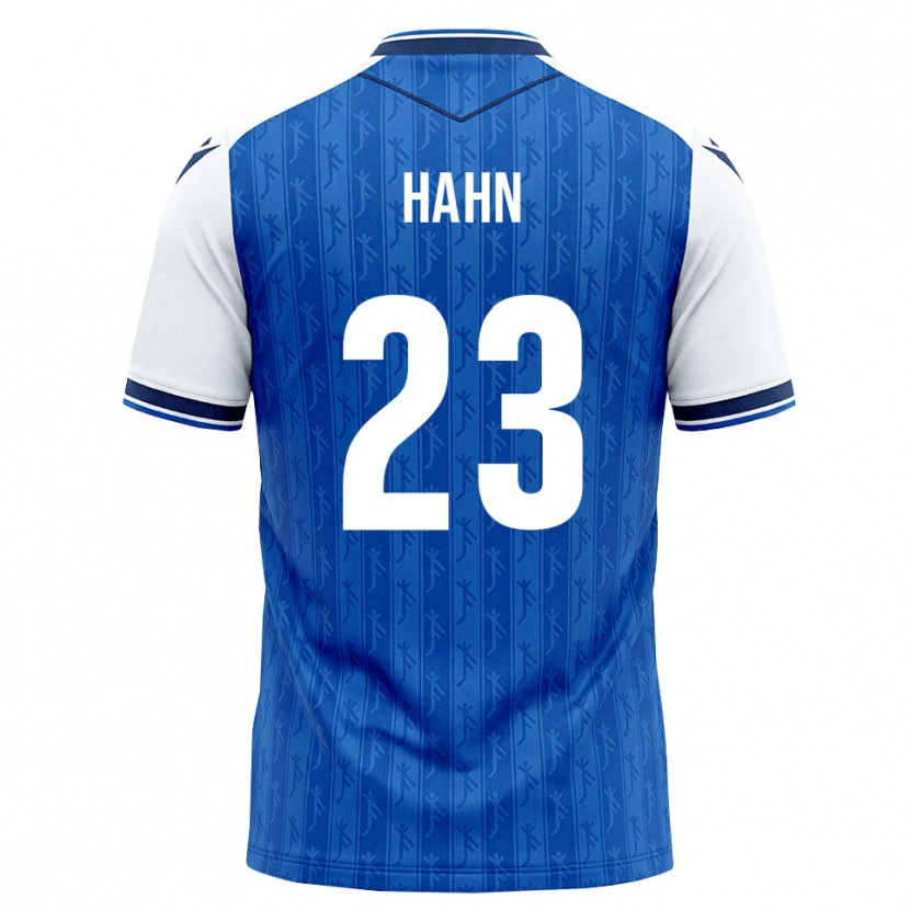 Danxen Uomo Maglia Chiara Hahn #23 Blu Reale Bianco Kit Gara Home 2026/27 Maglietta
