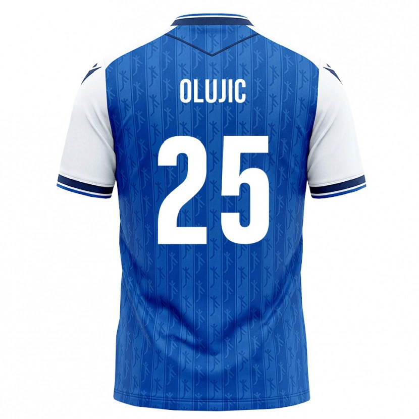 Danxen Uomo Maglia Romeo Olujic #25 Blu Reale Bianco Kit Gara Home 2026/27 Maglietta