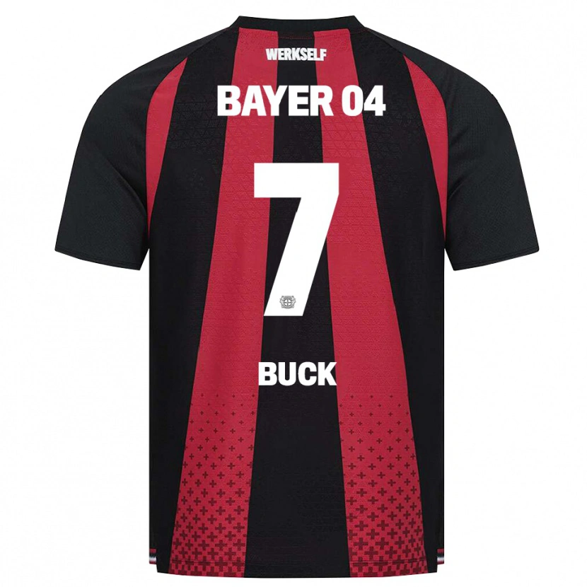 Danxen Uomo Maglia Dustin Buck #7 Nero Bianco Rosso Kit Gara Home 2026/27 Maglietta