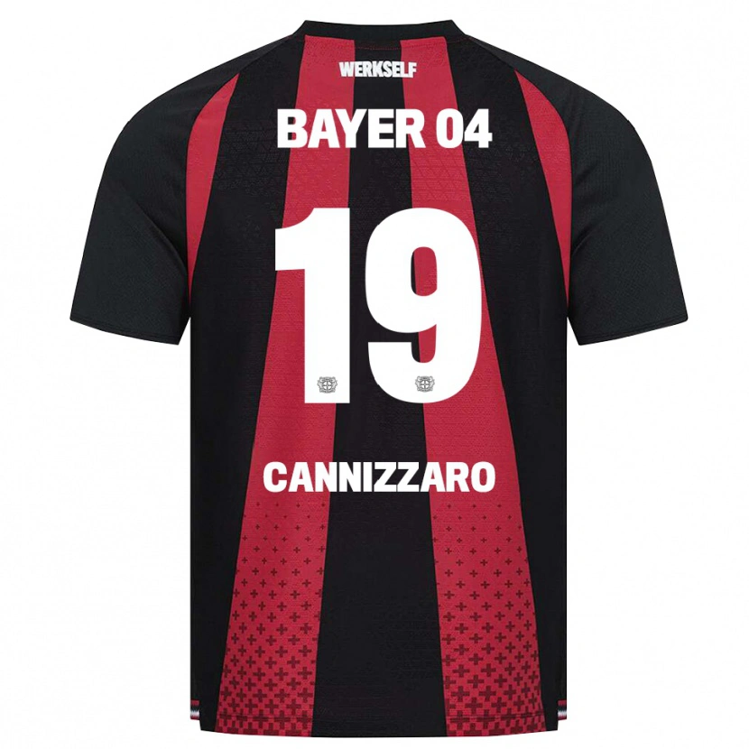 Danxen Uomo Maglia Simone Cannizzaro #19 Nero Bianco Rosso Kit Gara Home 2026/27 Maglietta