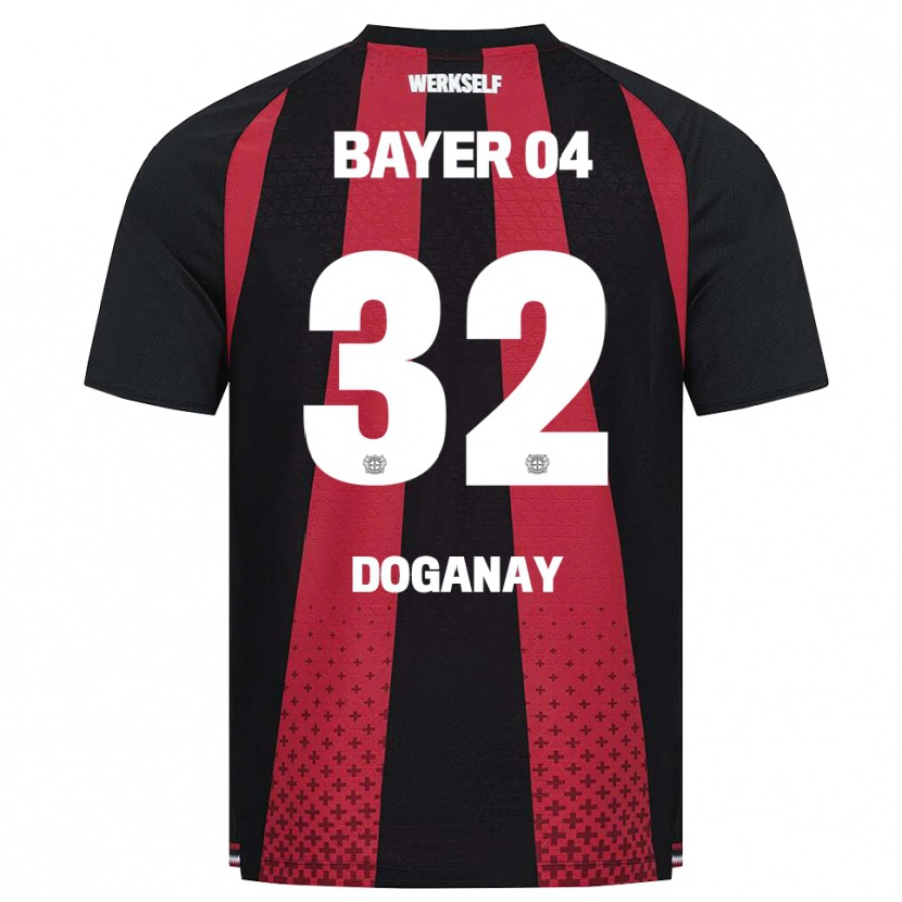 Danxen Uomo Maglia Kenan Doganay #32 Nero Bianco Rosso Kit Gara Home 2026/27 Maglietta